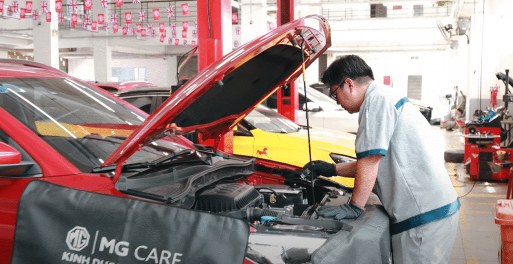 Bảo dưỡng xe MG định kỳ